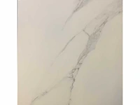 57,60m² - 60x60cm - marble carrara glossy gerectificeerd - afbeelding 2 van  2