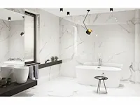 57,60m² - 80x80cm - xl statuario glossy gerectificeerd - afbeelding 2 van  3