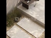 57m² buitentegels, travertijneffect 60x120 x20mm - afbeelding 1 van  1
