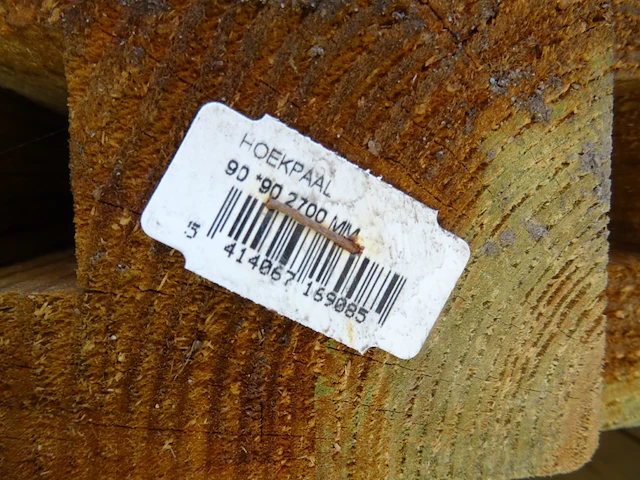 57x houten omheiningspaal - afbeelding 5 van  7