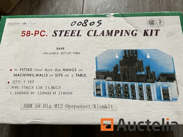 58 delige opspan set klemkit - afbeelding 1 van  4