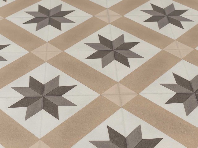 59 m2 pvc zelfklevend tegel - 610 x 610 x 2,5 mm - afbeelding 1 van  4