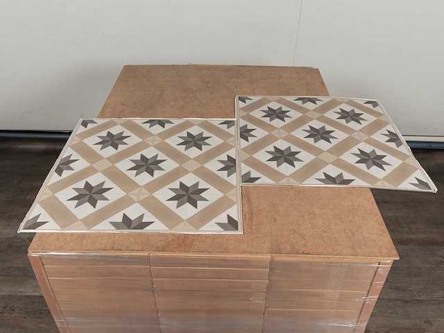 59 m2 pvc zelfklevend tegel - 610 x 610 x 2,5 mm - afbeelding 3 van  4