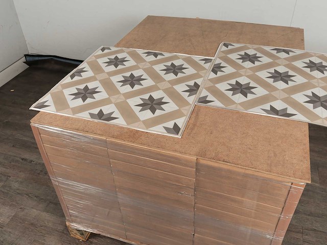 59 m2 pvc zelfklevend tegel - 610 x 610 x 2,5 mm - afbeelding 4 van  4