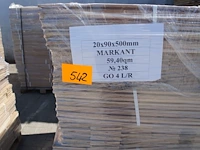 59,40 m² massief eiken visgraatparket 20mm - afbeelding 2 van  6