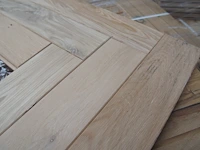 59,40 m² massief eiken visgraatparket 20mm - afbeelding 4 van  6