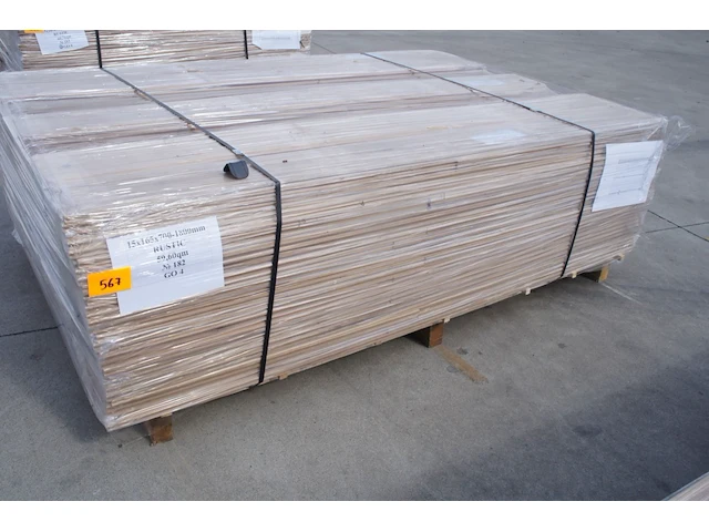 59,60 m² massief eiken parket 15mm - afbeelding 4 van  7