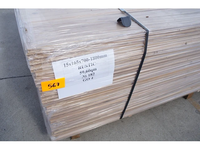 59,60 m² massief eiken parket 15mm - afbeelding 5 van  7