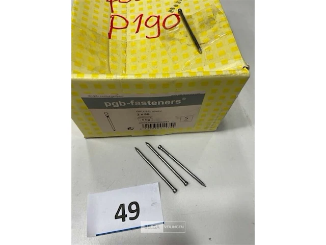 5kg nagels met ronde kop 3 x 65 - afbeelding 3 van  3