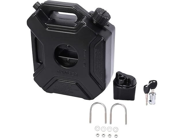 5l tank met houder en slot - afbeelding 1 van  1