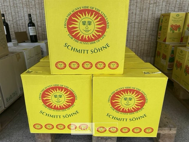 5x 1 doos schmitt sohne riesling 2010 - afbeelding 2 van  3