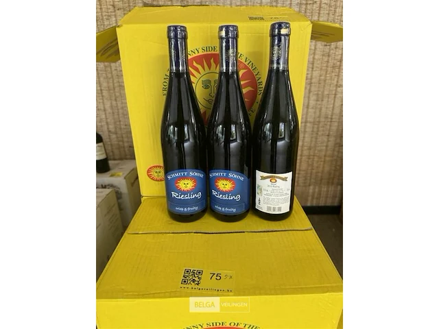 5x 1 doos schmitt sohne riesling 2010 - afbeelding 1 van  3