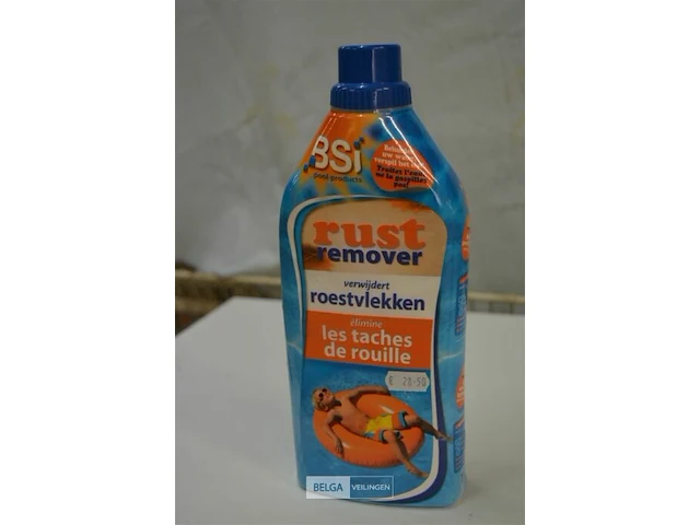5x 1l rust remover - reiniger voor zwembad, verwijdert roestvlekken - afbeelding 1 van  2