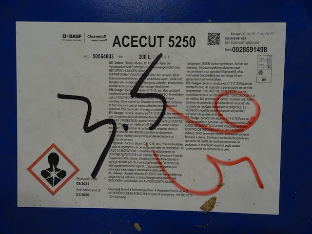 5x 200l acecut 5250 - afbeelding 3 van  6