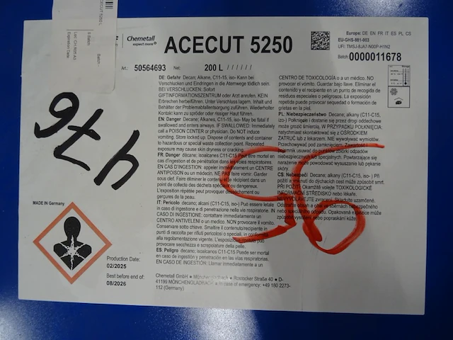5x 200l acecut 5250 - afbeelding 6 van  6