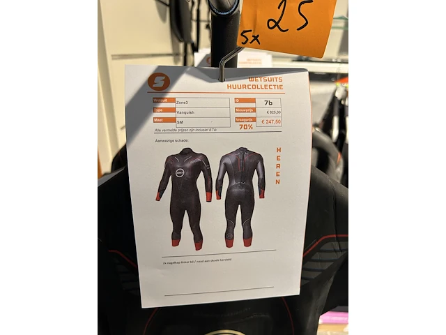 5x 2de-hands wetsuit - afbeelding 5 van  11