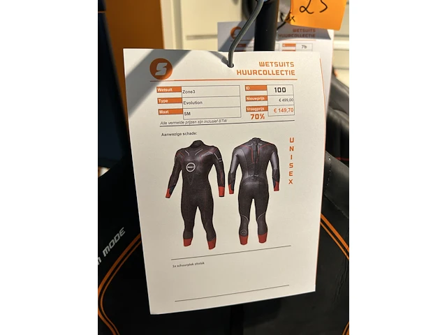 5x 2de-hands wetsuit - afbeelding 9 van  11