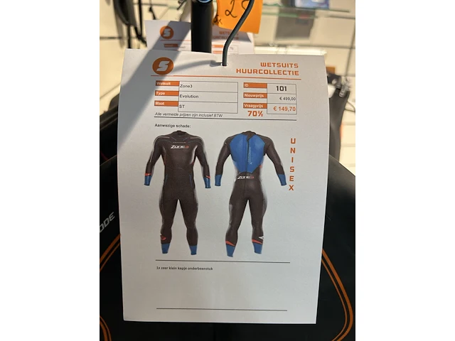 5x 2de-hands wetsuit - afbeelding 11 van  11