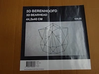 5x 3d berenhoofd - afbeelding 4 van  4