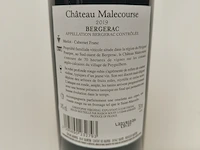 5x 75cl château malecourse - afbeelding 2 van  2