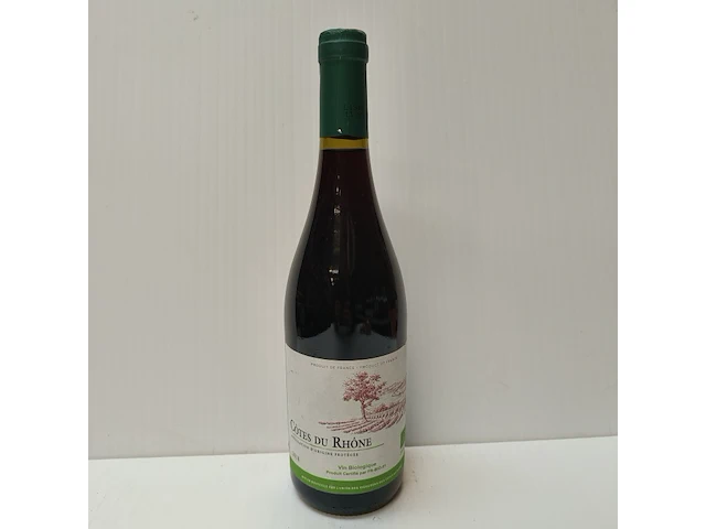 5x 75cl côtes du rhône vin biologique - afbeelding 3 van  4