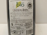 5x 75cl côtes du rhône vin biologique - afbeelding 4 van  4