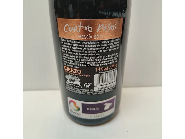 5x 75cl cuatro pasos - afbeelding 2 van  2