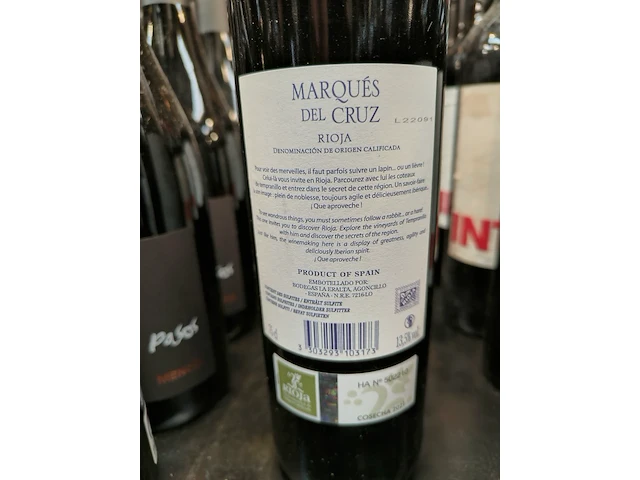 5x 75cl marqués del cruz - afbeelding 2 van  3