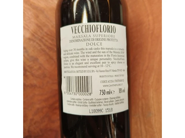 5x 75cl vecchioflorio - afbeelding 4 van  4