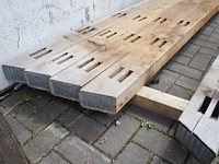 5x acacia post & rail 2m50 - afbeelding 3 van  5