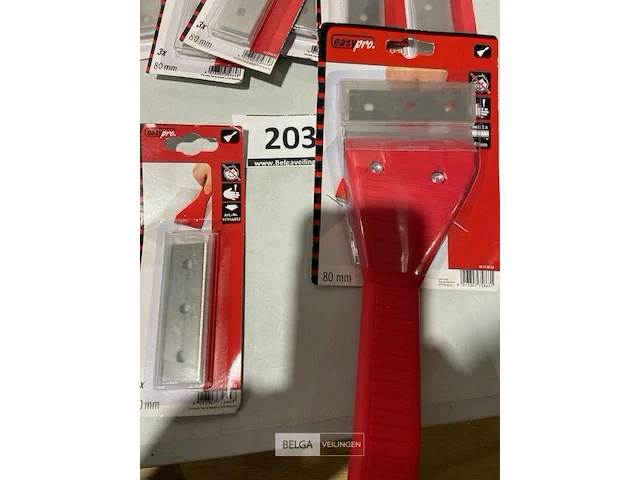 5x afsteekmes 80mm inclusief 10x3 reservemesjes - afbeelding 3 van  3