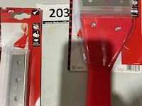 5x afsteekmes 80mm inclusief 10x3 reservemesjes - afbeelding 3 van  3