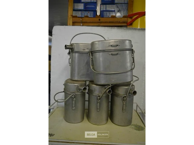 5x aluminium gamellen - afbeelding 1 van  4