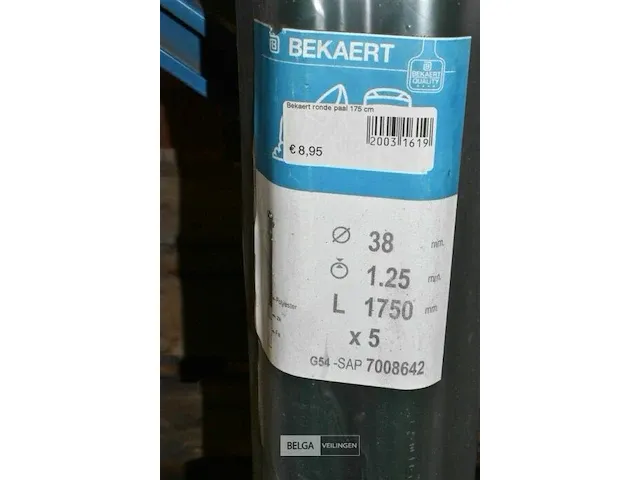 5x bekaert paal dm. 38 h=175 - afbeelding 3 van  3
