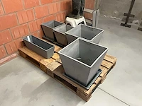 5x bloembak in kunststof - afbeelding 1 van  2