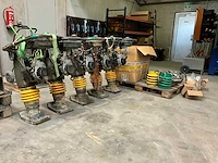 5x bomag bt68 trilstamper met lot accessoires - afbeelding 1 van  7