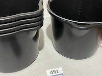 5x bouwemmer met uitschenkmond 12l - afbeelding 3 van  3