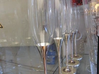5x champagneglazen - afbeelding 1 van  2