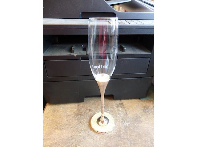 5x champagneglazen - afbeelding 2 van  2