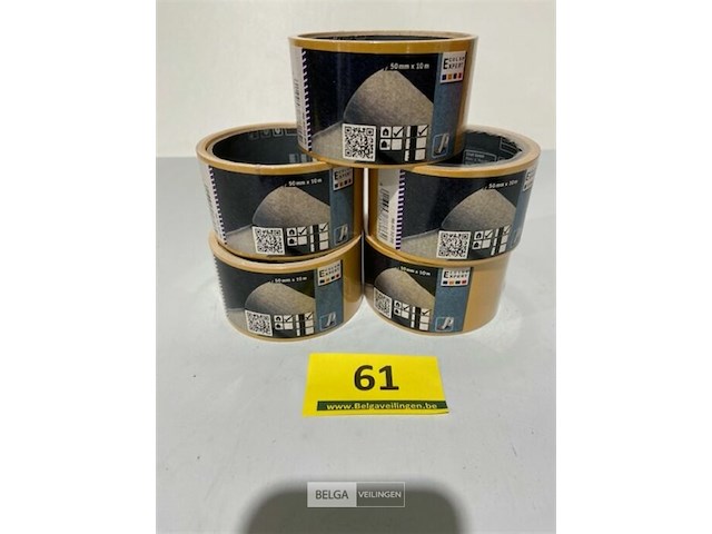 5x color expert tapijtband folie 50mmx10m - afbeelding 1 van  3