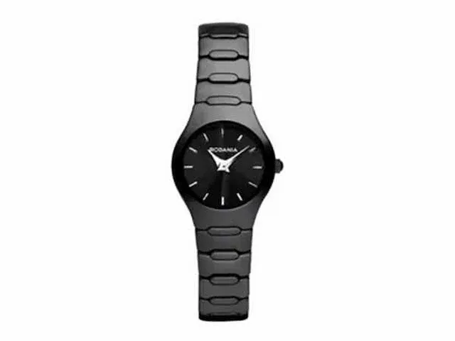 5x dameshorloge rodania liberty zen, ceramic, black, mineral 3 atm, 2615946 - afbeelding 1 van  1