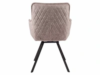 5x design eetkamerstoel licht taupe xfd - afbeelding 6 van  7