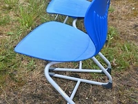 5x design stoel met kunststof zitting - afbeelding 3 van  4