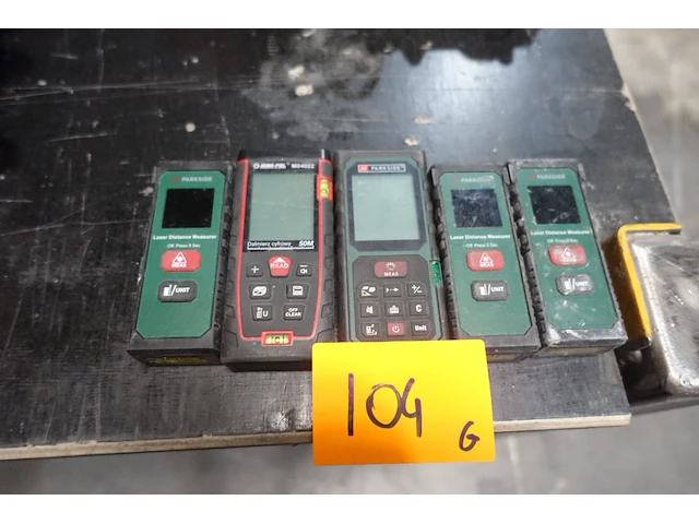 5x digitale afstandsmeter parkside - afbeelding 1 van  1