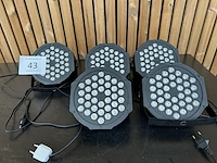 5x discolampen - afbeelding 1 van  2