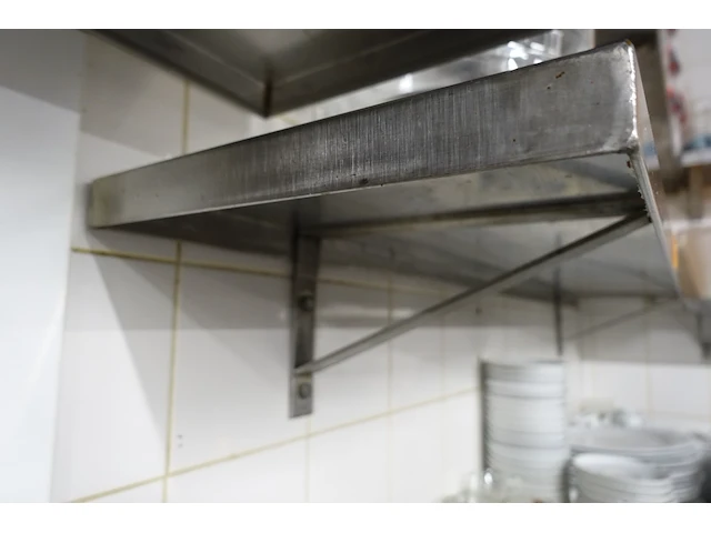 5x diverse inox schappen - afbeelding 3 van  10