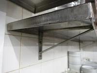 5x diverse inox schappen - afbeelding 3 van  10