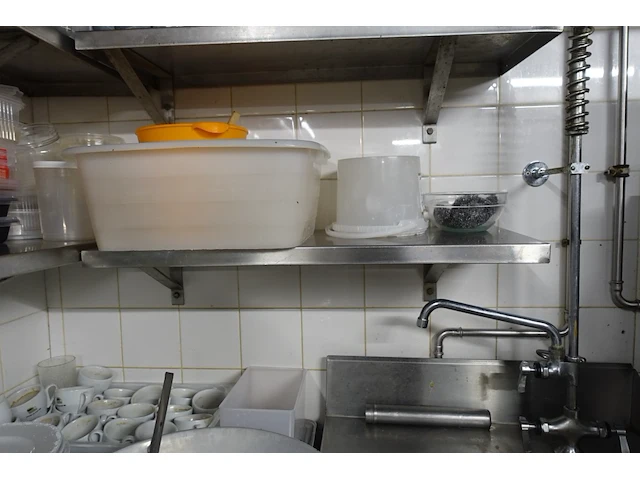 5x diverse inox schappen - afbeelding 4 van  10