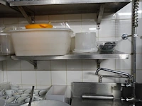 5x diverse inox schappen - afbeelding 4 van  10