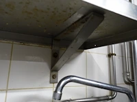 5x diverse inox schappen - afbeelding 5 van  10
